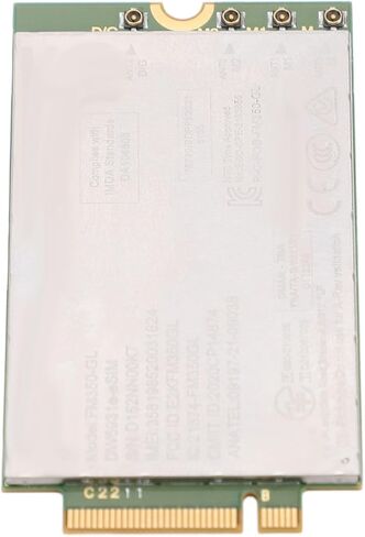 وحدة بطاقة الشبكة FM350 GL ESIM، وحدة M.2 5G NR 4G LTE مع سرعة تنزيل تبلغ 4.67 جيجابت في الثانية لأجهزة الكمبيوتر المحمولة من سلسلة Latitude XPS in Kuwait