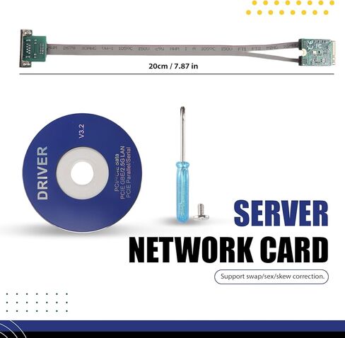 محول إيثرنت M.2 A+E 2.5G 2.5G/1G/100M متعدد جيجابت M.2 بطاقة الشبكة 8125B COM in Kuwait