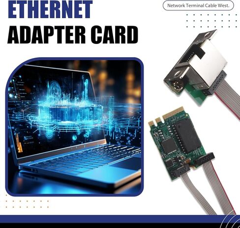 محول إيثرنت M.2 A+E 2.5G 2.5G/1G/100M متعدد جيجابت M.2 بطاقة الشبكة 8125B COM in Kuwait