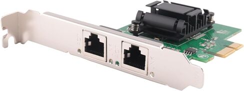 بطاقة شبكة جيجابت PCIe بمنفذين 1000 متر محول إيثرنت PCI Express ثنائي المنافذ مع بطاقة 82571EB LAN NIC لـ in Kuwait