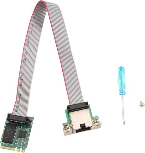 M.2 A+E Key 2.5G Ethernet LAN Card RTL8125B Industrial Control Network Card M.2 Gigabit Ethernet Network Card Easy Install in Kuwait