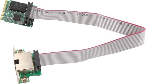 M.2 A+E Key 2.5G Ethernet LAN Card RTL8125B Industrial Control Network Card M.2 Gigabit Ethernet Network Card Easy Install in Kuwait