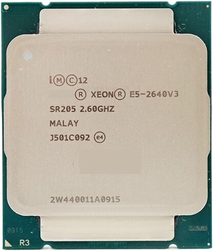 معالج Xeon E5 2640 V3 CPU 2.6G يخدم LGA 2011-3 E5-2640 2640V3 الكمبيوتر المكتبي للوحة الأم X99 in Kuwait