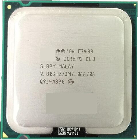 معالج c 2 Duo E7400 الأصلي (2.8 جيجا هرتز/ 3 متر/1066 ميجا هرتز) وحدة المعالجة المركزية LGA775 المكتبية in Kuwait