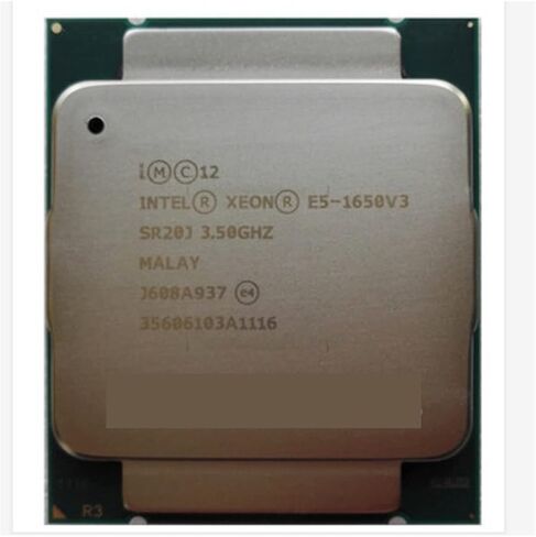 معالج Xeon E5 1650 V3 3.5 جيجا هرتز 6 c 15 ميجابايت كاش LGA2011-3 وحدة المعالجة المركزية 1650-V3 1650V3 in Kuwait