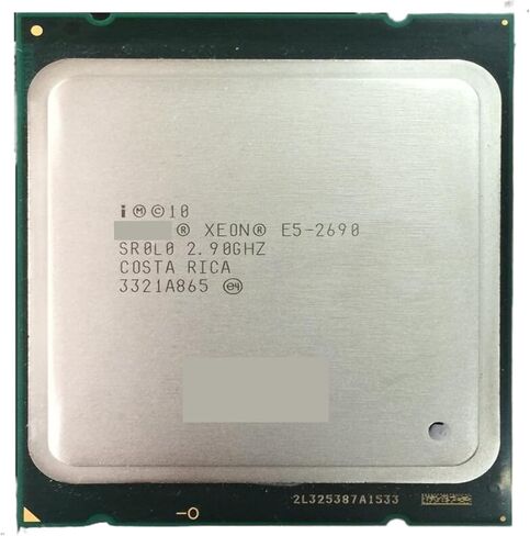 معالج Xeon E5-2690 E5 2690 Eight c 2.9G SROL0 C2 LGA2011 وحدة المعالجة المركزية تعمل بشكل صحيح خادم الكمبيوتر المكتبي in Kuwait