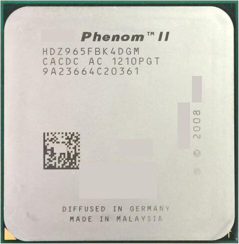 معالج سطح المكتب Ph II X4 965 X965 125W رباعي النواة AM3 938 CPU 2 يعمل بشكل صحيح in Kuwait
