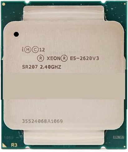 معالج Xeon E5 2620 V3 CPU 2.4G يخدم LGA 2011-3 E5-2620 2620V3 الكمبيوتر المكتبي للوحة الأم X99 in Kuwait