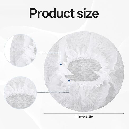 50Pcs Disposable Headphone Covers Non-Woven Sanitary Headphone Ear Covers Fit for Most On Ear Headphones(8-11cm) in Kuwait