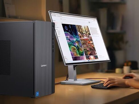 كمبيوتر سطح المكتب Lenovo IdeaCentre الآمن والإنتاجي للأعمال، Intel 10-Core Ultra 5 225، ذاكرة وصول عشوائي DDR5 سعة 64 جيجابايت، تخزين 3 تيرابايت (2 تيرابايت SSD و1 تيرابايت HDD)، HDMI + VGA، Wi-Fi 6E، RJ-45، USB-C، Windows 11 Pro in Kuwait