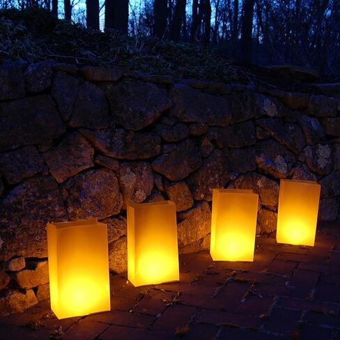 LumaBase 501100 Bags Plastic Luminarias, Tan in Saudi Arabia