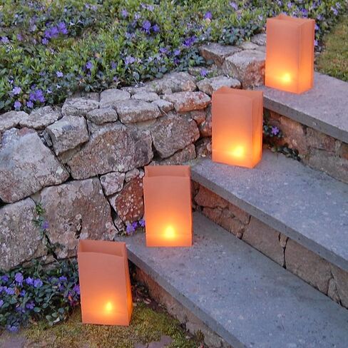 LumaBase 501100 Bags Plastic Luminarias, Tan in Saudi Arabia