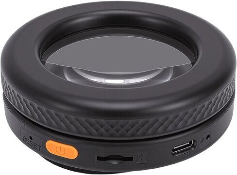 Zopsc مجهر رقمي محمول تكبير 500X 2MP 1080P HD مع شاشة 2 بوصة تركيز تلقائي 8 أضواء LED لإصلاح المعلمين والكبار in Kuwait