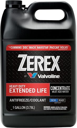 Zerex مركب بالكامل وردي عالي التحمل 50/50 مضاد للتجمد/المبرد جاهز للاستخدام 1 GA in Kuwait