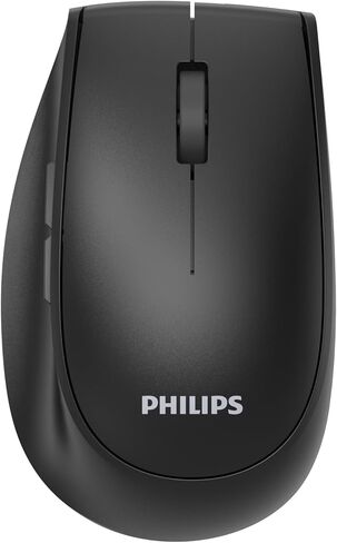 Philips SPK7627K Wireless Mouse, Morandi Color, Rechargeable USB-C, Bluetooth Multi-Device (Connect 3 Devices), Silent Click, 5 Programmable Buttons, 1600 DPI for PC Mac Laptop iPad Tablet in Kuwait