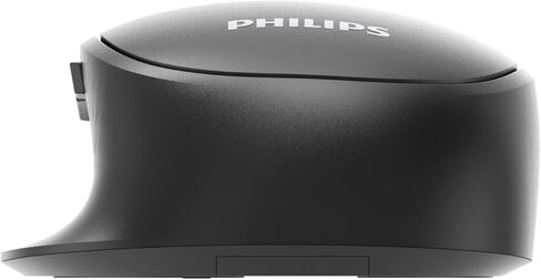 Philips SPK7627K Wireless Mouse, Morandi Color, Rechargeable USB-C, Bluetooth Multi-Device (Connect 3 Devices), Silent Click, 5 Programmable Buttons, 1600 DPI for PC Mac Laptop iPad Tablet in Kuwait