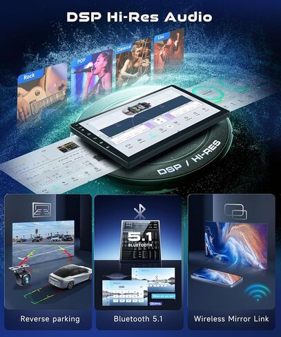 5G WiFi 8Core 4G 64G Radio for Nissan Sentra 2013-2017 Car Stereo with 10.1inch 1280x720P QLED Touch Screen 5.1Bluetooth DSP FM/RDS Wireless CarPlay Android Auto GPS SWC Backup Camera in Kuwait