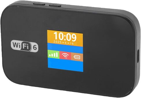 Generic 4G LTE WiFi 6 Mobile Router, Dual Band 2.4G/5.8G Portable Wireless Hotspot with 300Mbps Speed, SIM Card Slot for Travel Business in Kuwait