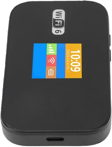 Generic 4G LTE WiFi 6 Mobile Router, Dual Band 2.4G/5.8G Portable Wireless Hotspot with 300Mbps Speed, SIM Card Slot for Travel Business in Kuwait