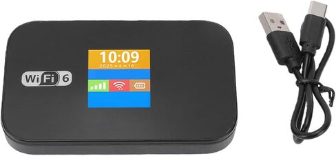 Generic 4G LTE WiFi 6 Mobile Router, Dual Band 2.4G/5.8G Portable Wireless Hotspot with 300Mbps Speed, SIM Card Slot for Travel Business in Kuwait