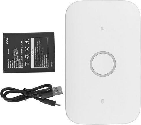 Focket Portable 4G LTE WiFi Router, 150Mbps Mobile Hotspot with 2100mAh Battery, Compact WiFi Device for Laptop Smartphone Tablet Support 10 Users Plug and Play for Travel Business in Kuwait