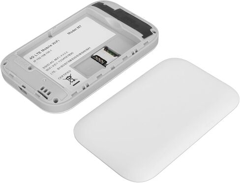 Focket Portable 4G LTE WiFi Router, 150Mbps Mobile Hotspot with 2100mAh Battery, Compact WiFi Device for Laptop Smartphone Tablet Support 10 Users Plug and Play for Travel Business in Kuwait