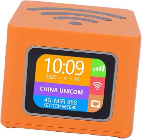 Generic 4G LTE WiFi6 Mobile Hotspot 300Mbps، راوتر سفر محمول مع فتحة لبطاقة SIM وشاشة LED، يدعم 32 جهازًا لتخييم الأعمال in Kuwait