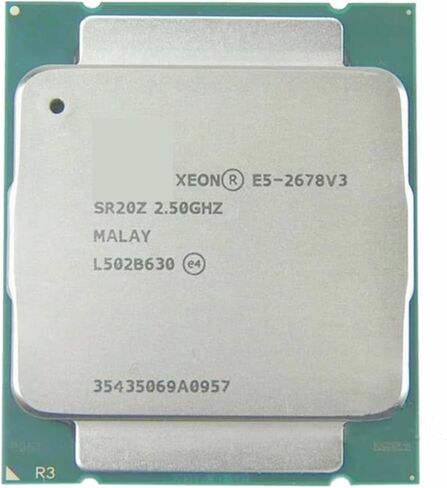 E5-2678V3 Xeon Processor E5 2678 V3 CPU 2.5G Serve 12-CORE LGA 2011-3 E5-2678 2678V3 PC Desktop in Kuwait