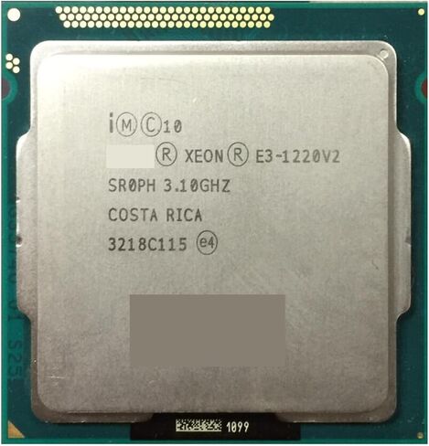 معالج Xeon E3-1220 V2 E3 1220 (8 ميجا كاش، 3.1 جيجا هرتز) رباعي النواة LGA1155 جهاز كمبيوتر شخصي وحدة المعالجة المركزية المكتبية 1220v2 in Kuwait