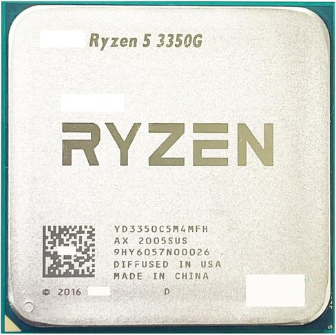 R 5 3350G R5 3.6 GHz Quad-Core Eight-Thread 65W CPU Processor L3=4M YD3350C5M4MFH Socket AM4 Used in Kuwait