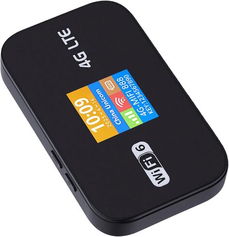 Pomya Portable 4G LTE 6 Hotspot | Secure Travel Router with SIM Slot, 3000mAh Battery, Connect 10 Devices for Outdoor and in Car Use in Kuwait