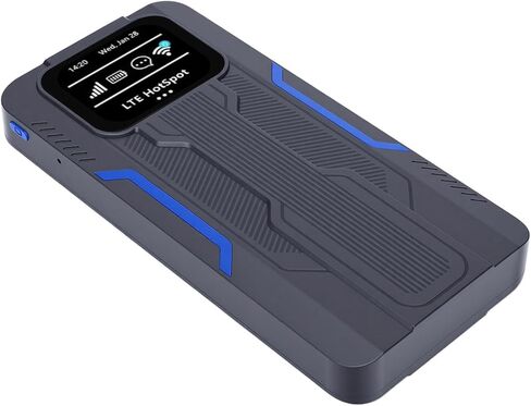 نقطة اتصال محمولة مزدوجة النطاق 4G LTE | راوتر 300 ميجابت في الثانية للسفر، 10000 مللي أمبير، التوصيل والتشغيل in Kuwait