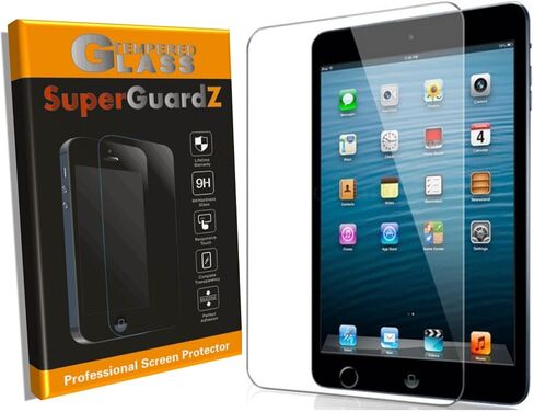 [2-Pack] for iPad mini 4 - SuperGuardZ® Tempered Glass Screen Protector, 9H, 0.3mm, 2.5D Round Edge, Anti-Scratch, Anti-Bubble, Shatterproof in Kuwait