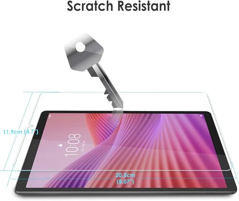 واقي شاشة WD&CD مكون من قطعتين متوافق مع Lenovo Tab One/Tab K9 8.7 بوصة، بديل لطبقة الزجاج المقسى لجهاز Lenovo Tab One 8.7 بوصة 【مضاد للخدش 】【مضاد للفقاعات】عالية الوضوح】 in Kuwait