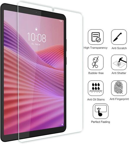 واقي شاشة WD&CD مكون من قطعتين متوافق مع Lenovo Tab One/Tab K9 8.7 بوصة، بديل لطبقة الزجاج المقسى لجهاز Lenovo Tab One 8.7 بوصة 【مضاد للخدش 】【مضاد للفقاعات】عالية الوضوح】 in Kuwait