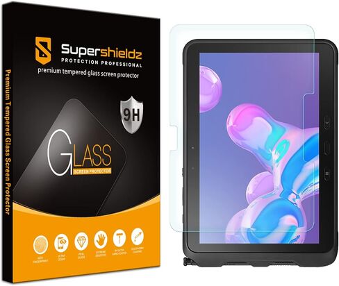 Supershieldz Designed for Samsung Galaxy Tab Active4 Pro (10.1 inch) Tempered Glass Screen Protector, Anti Scratch, Bubble Free in Kuwait