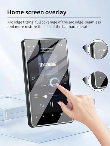 Screen Protector for Oilsky M305 4.02" MP3 Player, High-definition Scratch Resistant Film,HD Clear,Bubble Free with Easy Installation Kit, 3 Pack in Kuwait