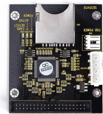 1x SD to 3.5" IDE Adapter, SD Card to IDE 40P Male Interface Adapter Card SD to IDE SD Card Adapter Accessory in Kuwait