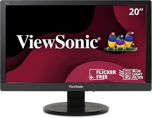 ViewSonic VA2055SM 20 Inch 1080p LED Monitor with VGA Input and Enhanced Viewing Comfort in Kuwait