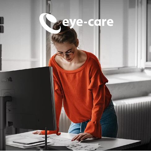 شاشة BenQ PD3205U مقاس 32 بوصة بدقة 4K UHD IPS USB-C، و99% sRGB وRec.709، وHDR10، وتصميم مريح، والعناية بالعين، ومكبرات صوت مدمجة (متجددة) in Kuwait