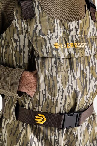 LaCrosse Men's Wetlands II Insulated 1600G Hunting Waders - Breathable Nylon, Waterproof, Designed for Extreme Use, Mossy Oak Bottomland - 10 M in Kuwait