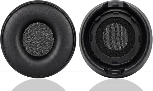 وسائد أذن بديلة لسماعات Jabra Engage 55/65/75 (إصدار استريو)، غطاء أكواب الأذن، وسائد سماعة رأس من الجلد الناعم وإسفنج الذاكرة - أسود (لا تناسب Engage 50، Engage 55/65/75 إصدار أحادي) in Kuwait