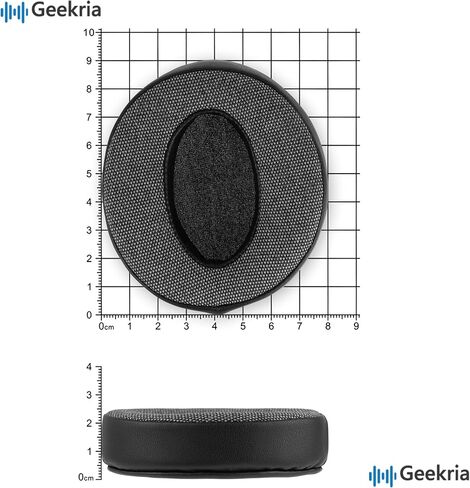 وسائد أذن بديلة من نسيج البولي يوريثان المريح من Geekria لسماعات Sennheiser HD 4.50BT، HD 4.50BTNC، HD 4.40BT، HD 4.30G، HD 4.20S، HD 458BT، HD 450، HD 450BT، HD 400S، HD 350BT (أسود) in Kuwait
