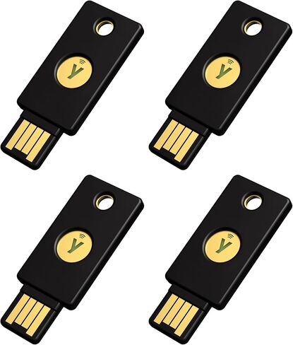 Yubico - YubiKey 5C NFC - مفتاح أمان ومفتاح مرور للمصادقة متعددة العوامل (MFA)، الاتصال عبر USB-C أو NFC، معتمد من FIDO - حماية حساباتك عبر الإنترنت in Kuwait