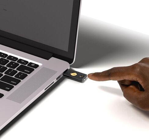 Yubico - YubiKey 5C NFC - مفتاح أمان ومفتاح مرور للمصادقة متعددة العوامل (MFA)، الاتصال عبر USB-C أو NFC، معتمد من FIDO - حماية حساباتك عبر الإنترنت in Kuwait