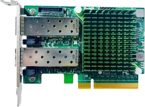 Aoc-Stgn-I2S وحدة تحكم واجهة الشبكة Ultra Micro Dual Port Sfp + 10Gbe Ethernet محول X520-Da2 Rev2.0 (قوس قصير) in Kuwait