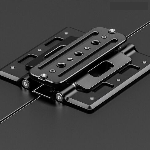 LEOFOTO Multifunctional Folding Tray, Portable Tripod Mountable Table with Arca Compatible Clamp, 3/8" and 1/4" Mounting Holes, Accessory Cutouts (LCH-4) in Kuwait
