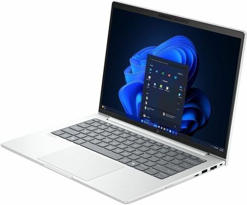 HP EliteBook 8 G1i 14 بوصة نوت بوك - WUXGA - 60 هرتز - Intel Core Ultra 7 255U - 16 جيجابايت - 512 جيجابايت SSD - لوحة مفاتيح باللغة الإنجليزية - فضي جليدي - شريحة Intel - 1920 x 1200 - Windows 11 Pro - - التبديل داخل الطائرة (I) in Kuwait