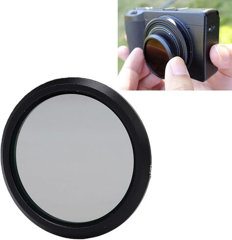 CPL Polarizing Filter for ZV 1 G7X3 LX10 GRVI GR3 GR2 Cameras, HD Multi Coated Circular Polarizer Reduces Reflections Enhances Contrast with Aviation Grade Aluminum Fram in Kuwait