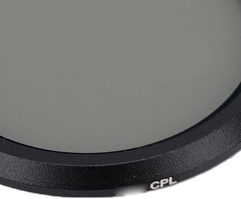 CPL Polarizing Filter for ZV 1 G7X3 LX10 GRVI GR3 GR2 Cameras, HD Multi Coated Circular Polarizer Reduces Reflections Enhances Contrast with Aviation Grade Aluminum Fram in Kuwait
